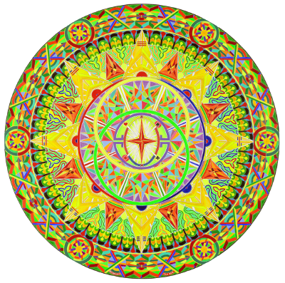 MANDALA ESCARBOUCLE