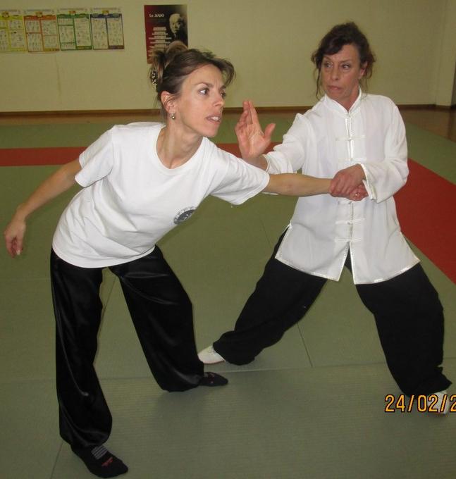 Annie Tropis au Dojo de Cornebarrieu