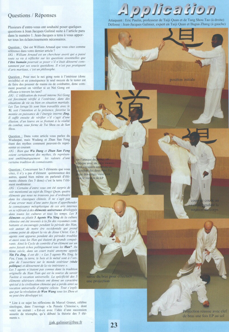 Kung Fu magazine : Bagua Zhang, La paume des 8 trigrammes page 3